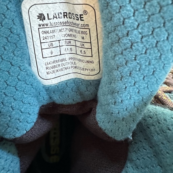 LaCrosse Outpost black & grey women’s winter snow outdoor boots shoes size 8 - Picture 8 of 8